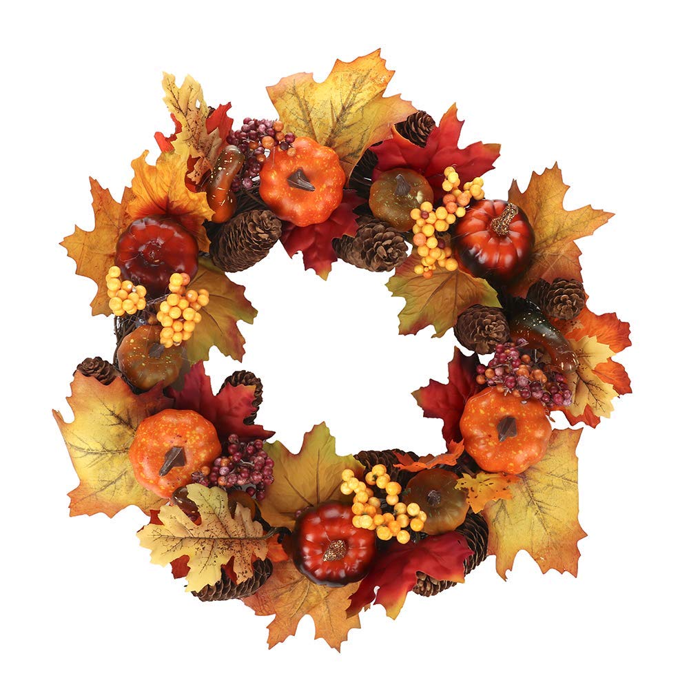 My Favorite Affordable Thanksgiving Wreaths - The Little Frugal House