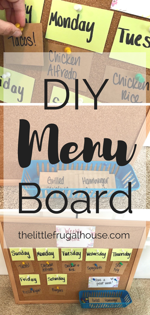 DIY Menu Board • Craving Some Creativity