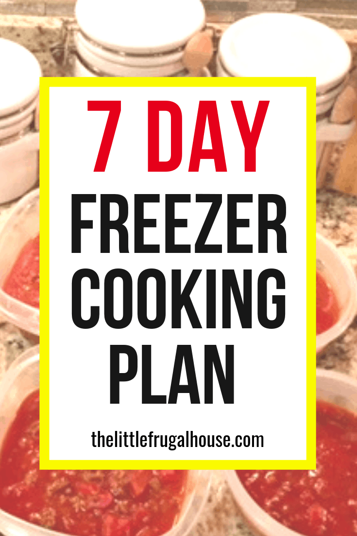 A Week of Freezer Cooking - The Little Frugal House