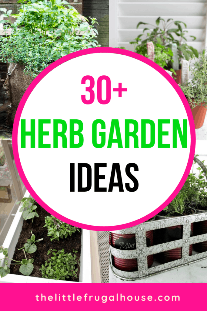 30+ Herb Garden Ideas - The Little Frugal House