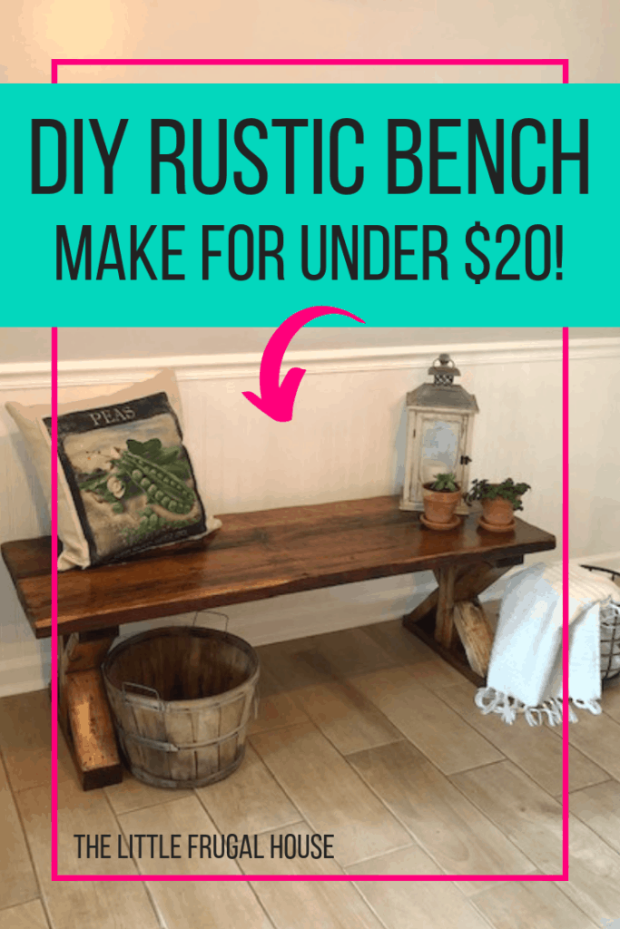 DIY Dining Room Bench Under 20 The Little Frugal House   Copy Of UPDATE  2nd Edition Master Pin Templates Holiday Blogger Bootcamp 2018 – COPY BEFORE EDITING 2 683x1024 