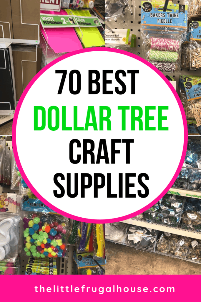 The 70 Best Dollar Tree Craft Supplies - The Little Frugal House