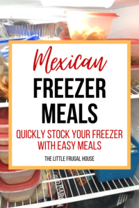 Mexican Freezer Meals to Make Ahead - The Little Frugal House
