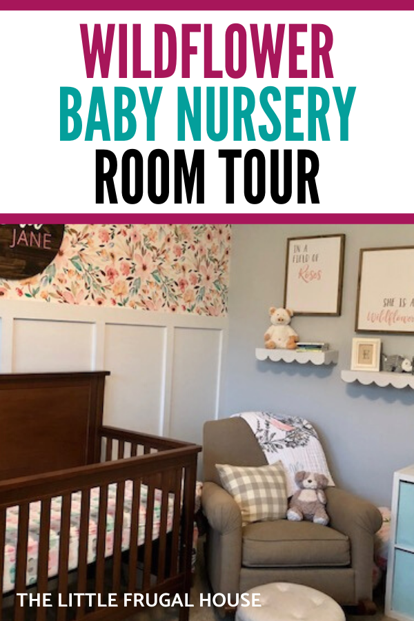 Baby Girl Wildflower Nursery: Emmie Jane's Nursery Tour