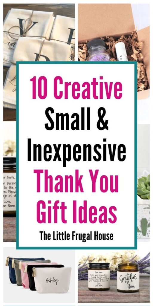 10 Small Inexpensive Thank You Gift Ideas The Little Frugal House