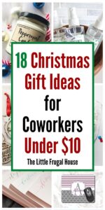 18 Christmas Gifts for Coworkers Under $10 - The Little Frugal House