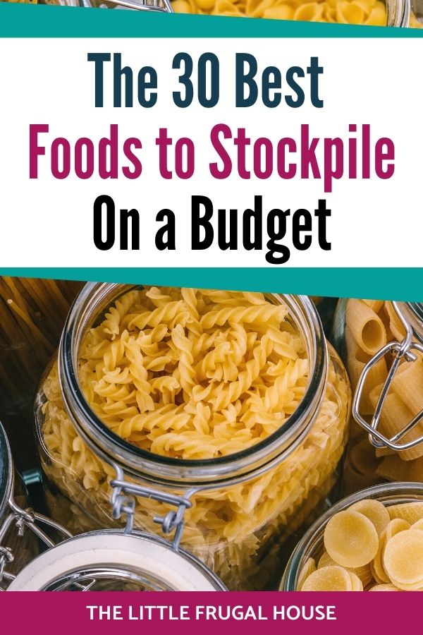 37 foods to stockpile list