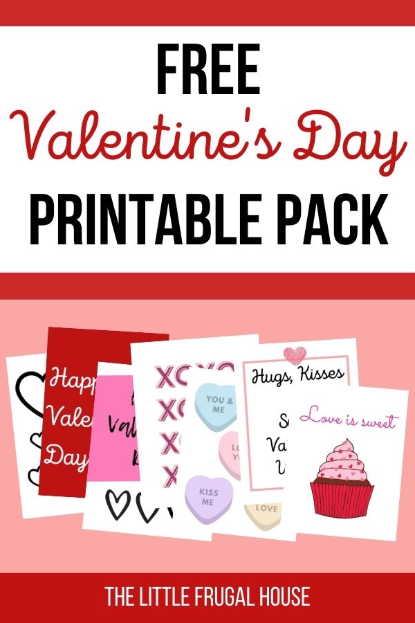 Free Valentine's Day Printable Pack - The Little Frugal House