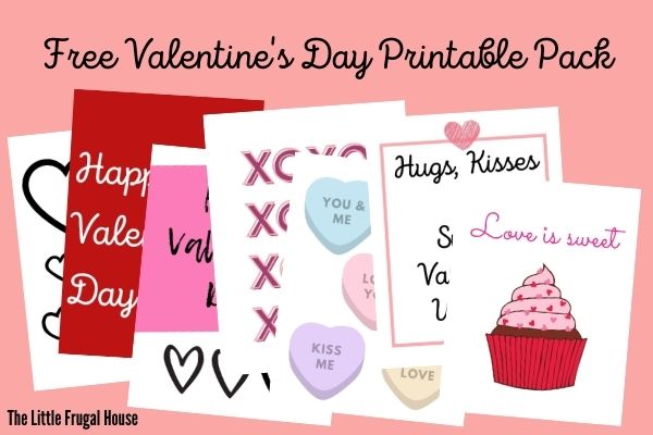 Free Valentine's Day Printable Pack - The Little Frugal House