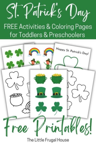 Free St. Patrick's Day Printables for Toddlers and Preschoolers ...