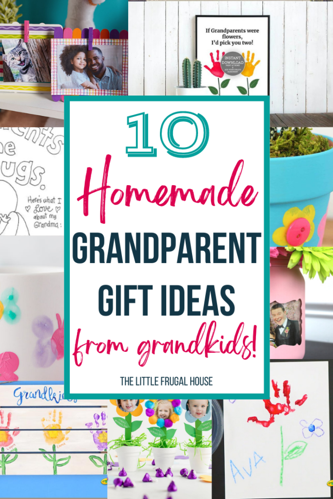 10 Homemade Grandparent Gift Ideas from Grandkids for Grandparent's Day