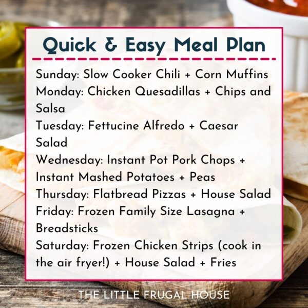 15 Weekly Meal Plans for New Dinner Ideas & Inspiration (With Meal Plan ...