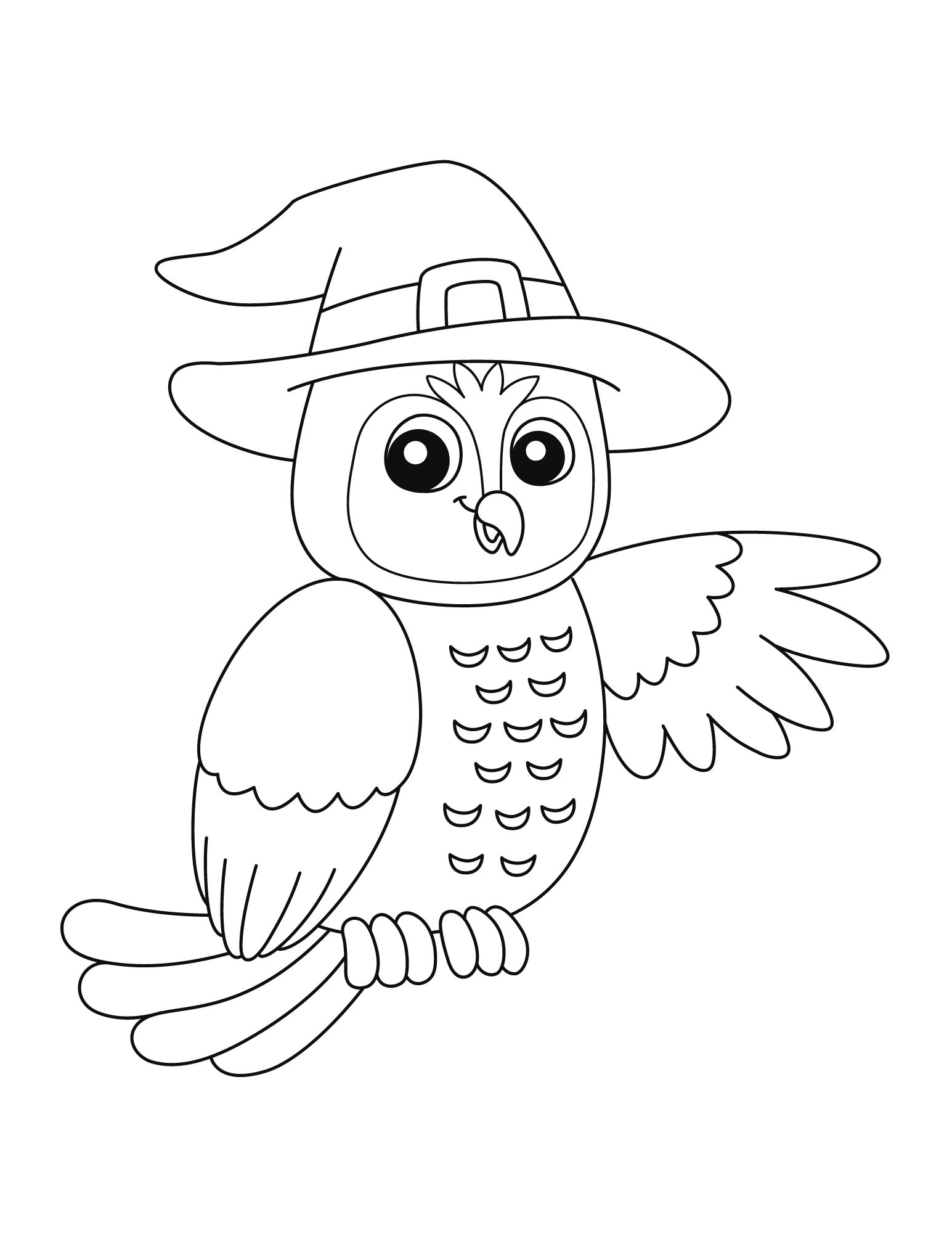 Free Printable Halloween Coloring Pages for Toddlers & Kids - The ...