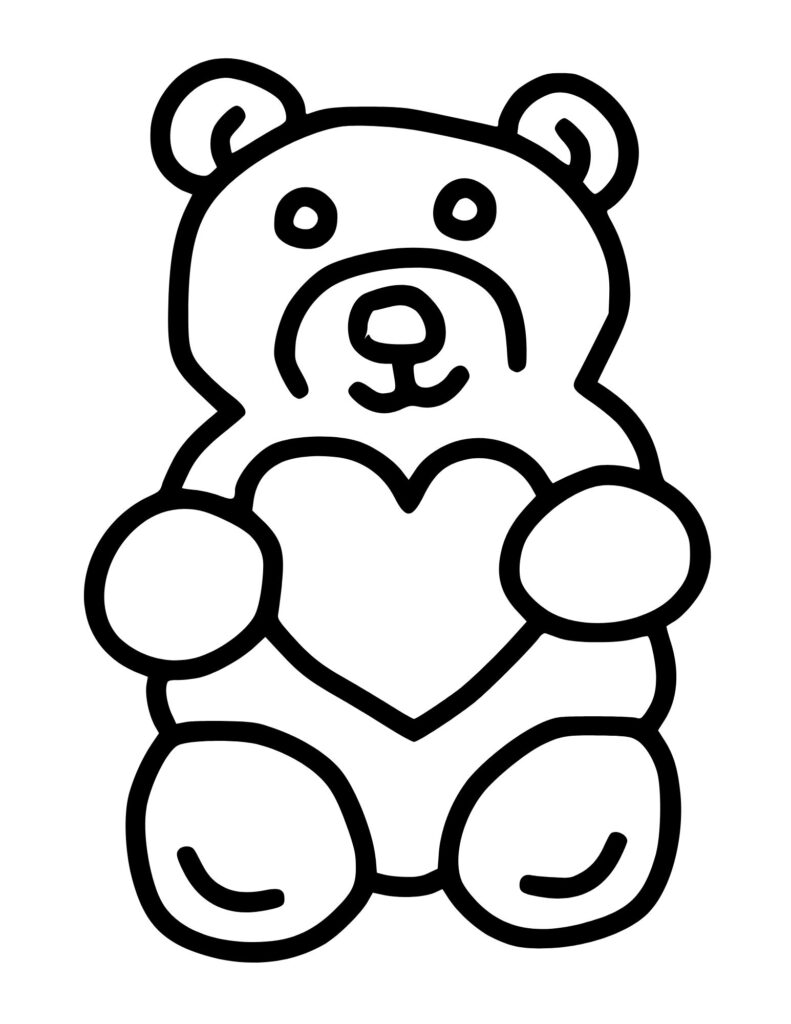 Free Valentine's Day Coloring Pages for Kids - The Little Frugal House
