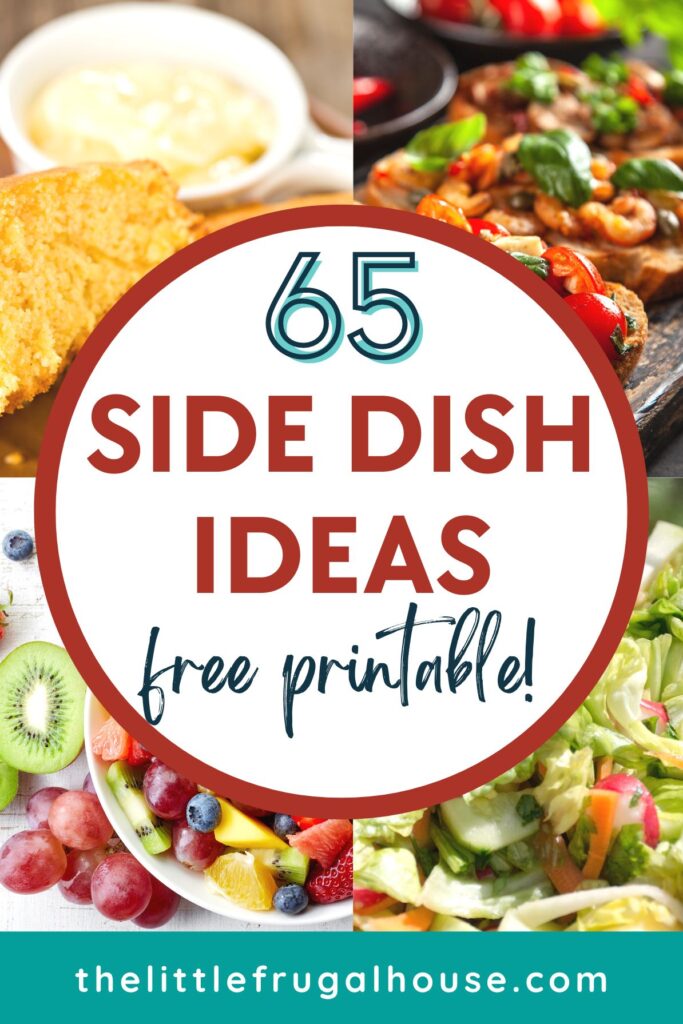 Free Side Dish Ideas Printable List 65 Quick And Easy Side Dishes